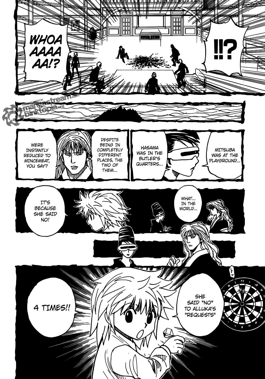 Hunter X Hunter Chapter 322 page 10 - Chapter 322: Siblings