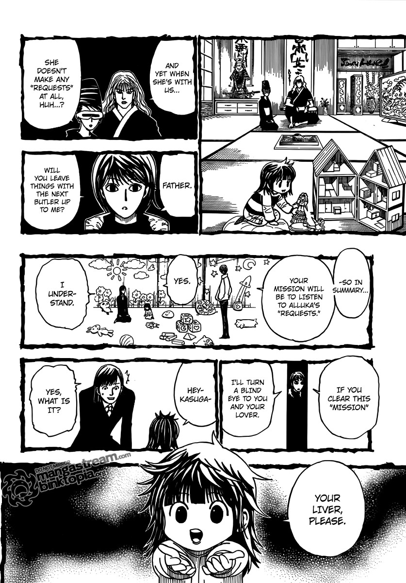 Hunter X Hunter Chapter 322 page 14 - Chapter 322: Siblings