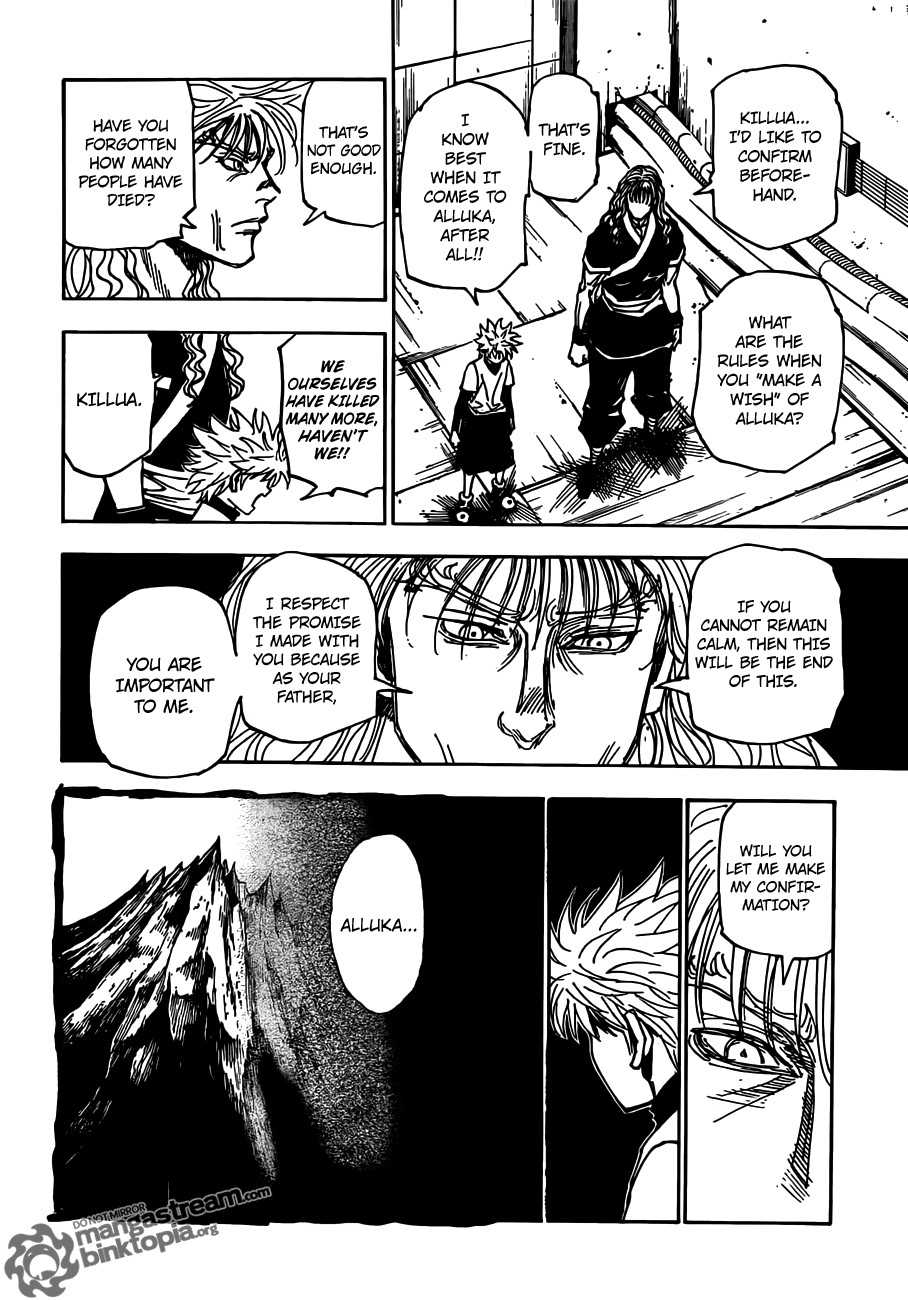 Hunter X Hunter Chapter 322 page 4 - Chapter 322: Siblings