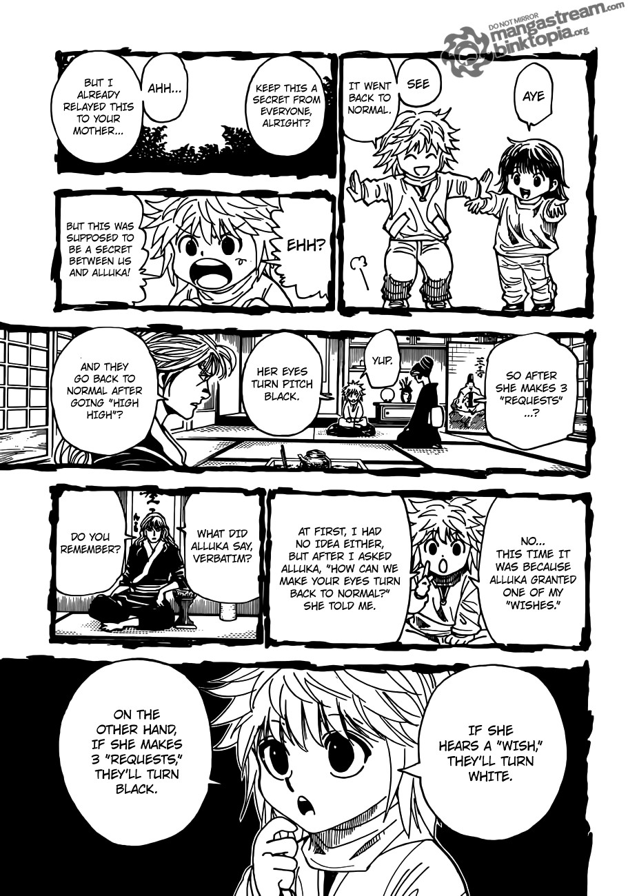 Hunter X Hunter Chapter 322 page 7 - Chapter 322: Siblings