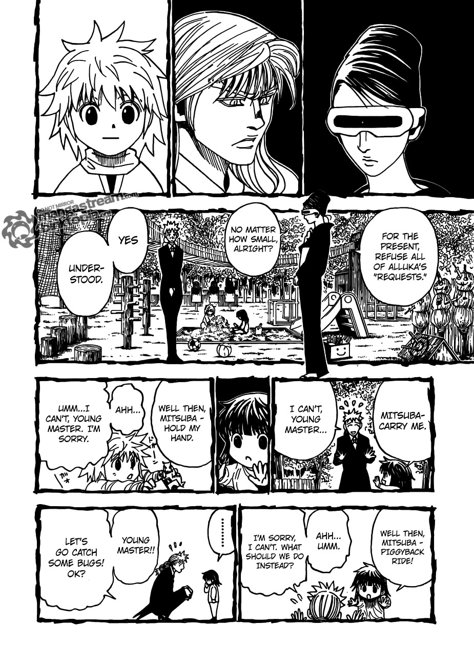 Hunter X Hunter Chapter 322 page 8 - Chapter 322: Siblings