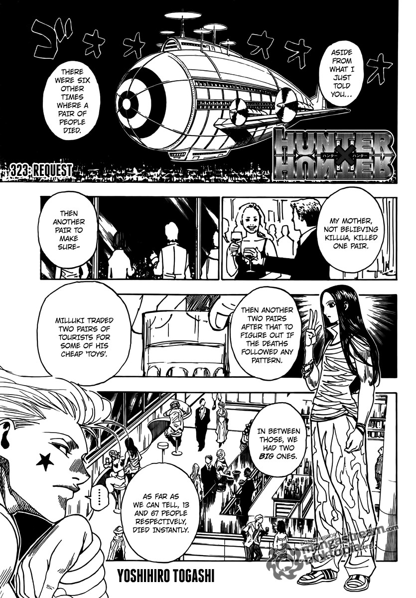 Hunter X Hunter Chapter 323 page 1 - Chapter 323: Job Offer