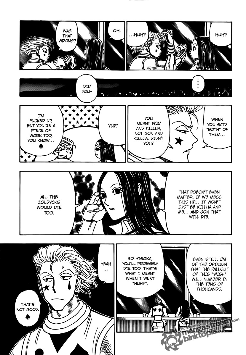 Hunter X Hunter Chapter 323 page 11 - Chapter 323: Job Offer