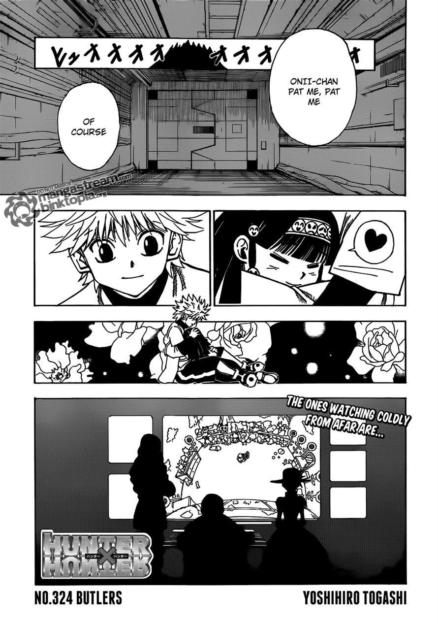 Hunter X Hunter Chapter 324 page 1 - Chapter 324: Butler