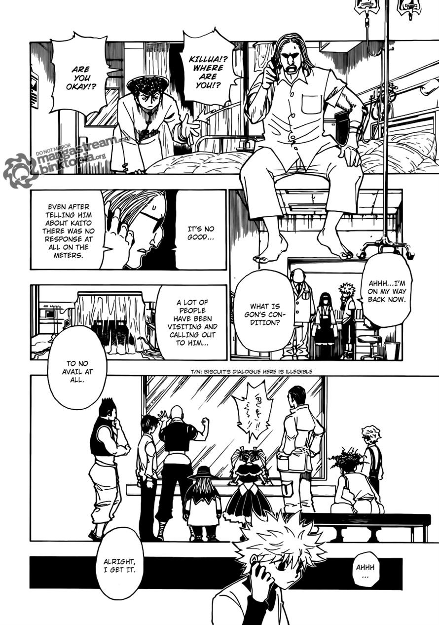 Hunter X Hunter Chapter 324 page 10 - Chapter 324: Butler