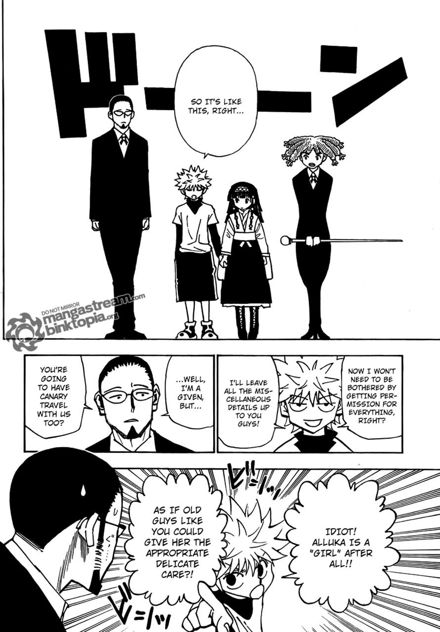 Hunter X Hunter Chapter 324 page 14 - Chapter 324: Butler