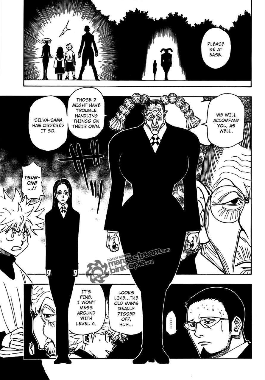 Hunter X Hunter Chapter 324 page 15 - Chapter 324: Butler