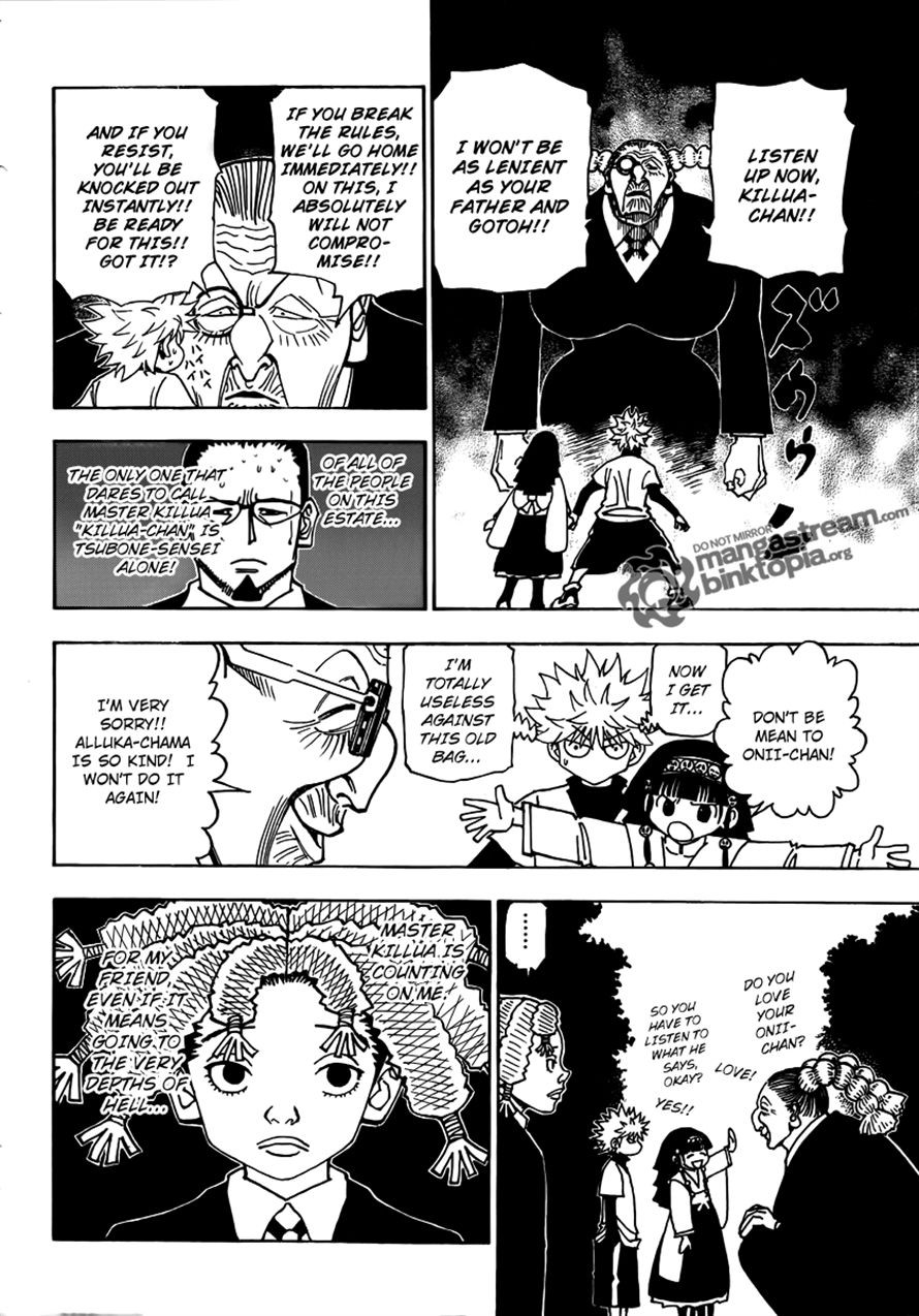 Hunter X Hunter Chapter 324 page 16 - Chapter 324: Butler