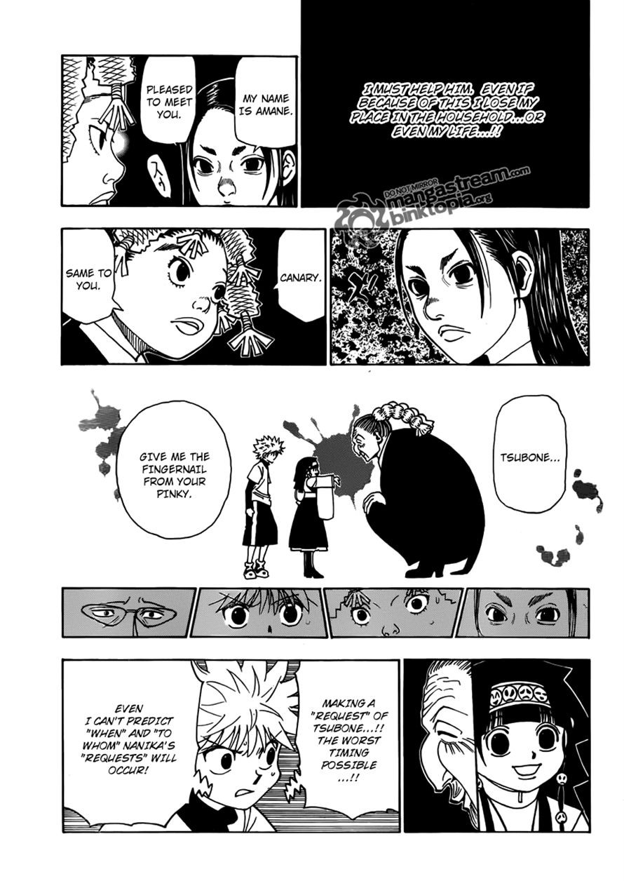 Hunter X Hunter Chapter 324 page 17 - Chapter 324: Butler