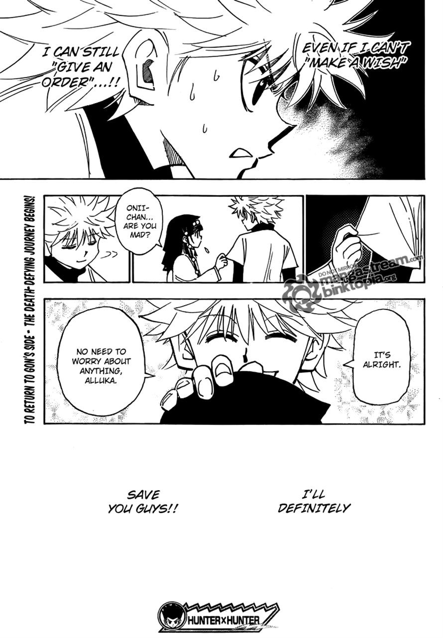 Hunter X Hunter Chapter 324 page 19 - Chapter 324: Butler
