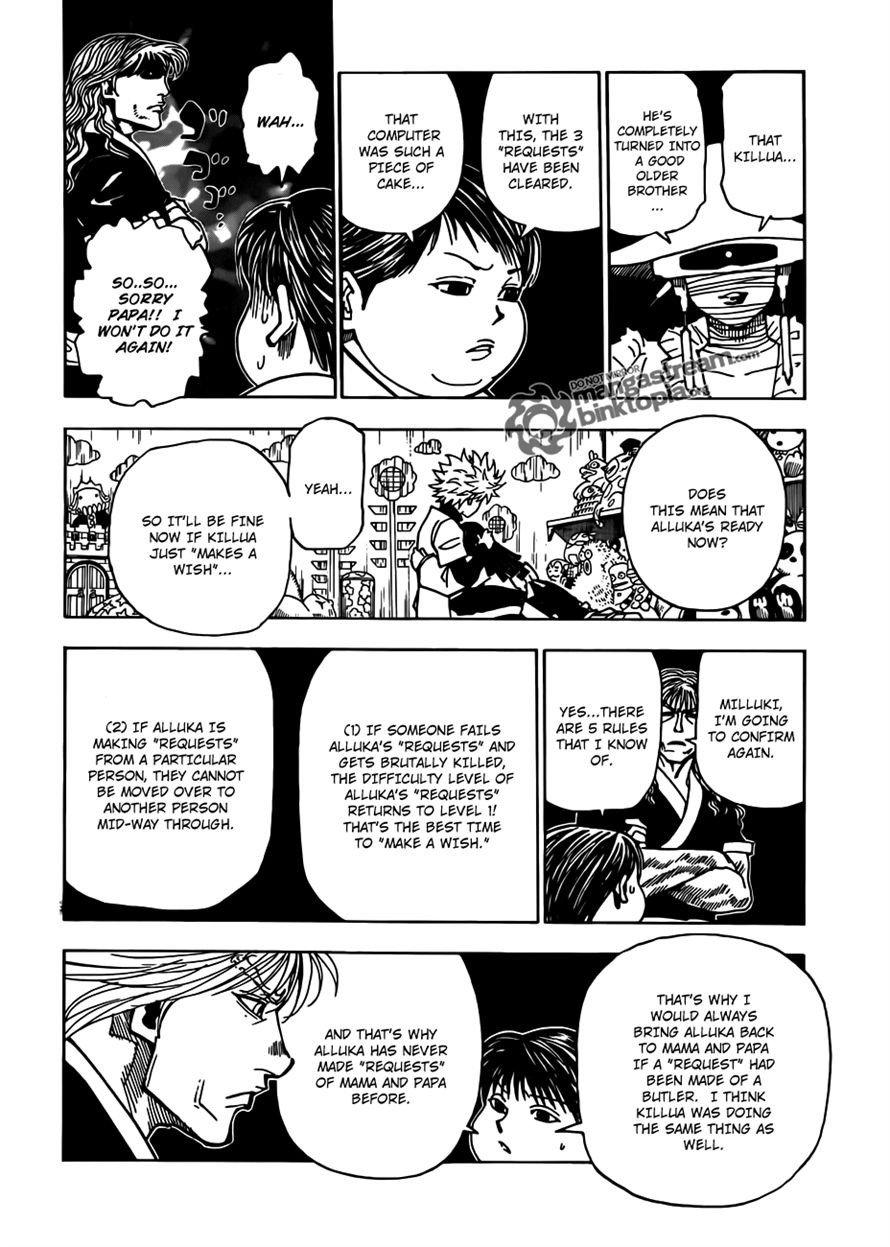 Hunter X Hunter Chapter 324 page 2 - Chapter 324: Butler