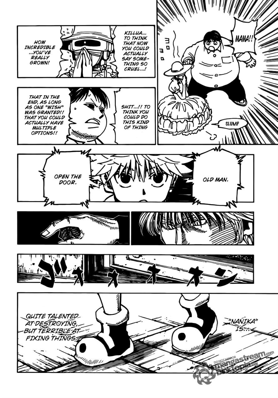 Hunter X Hunter Chapter 324 page 8 - Chapter 324: Butler