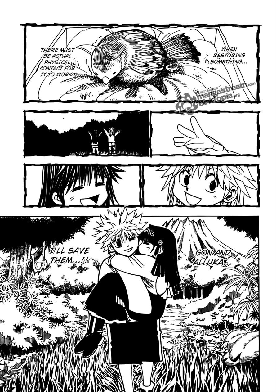 Hunter X Hunter Chapter 324 page 9 - Chapter 324: Butler