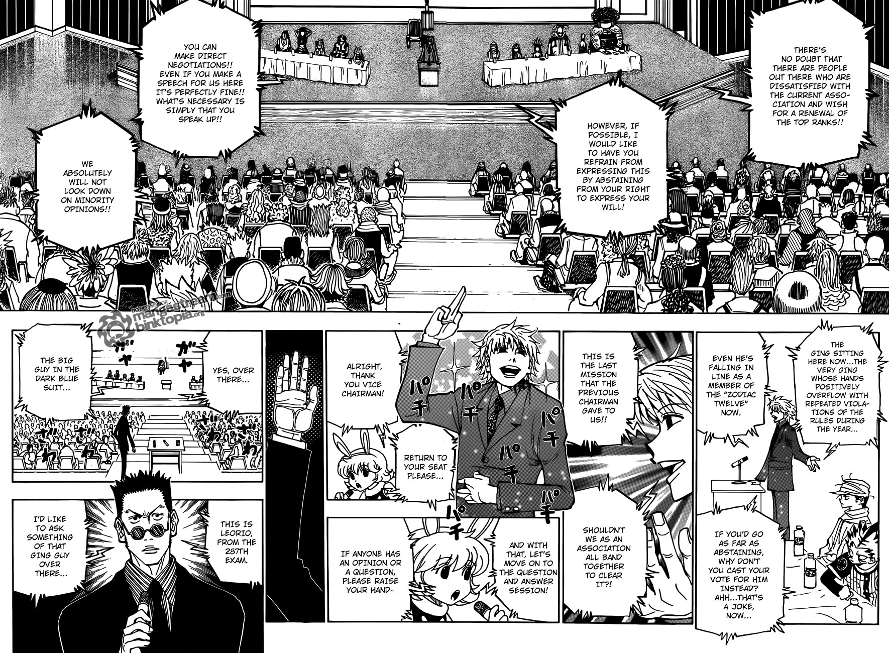 Hunter X Hunter Chapter 325 page 12 - Chapter 325: Joining the Fray