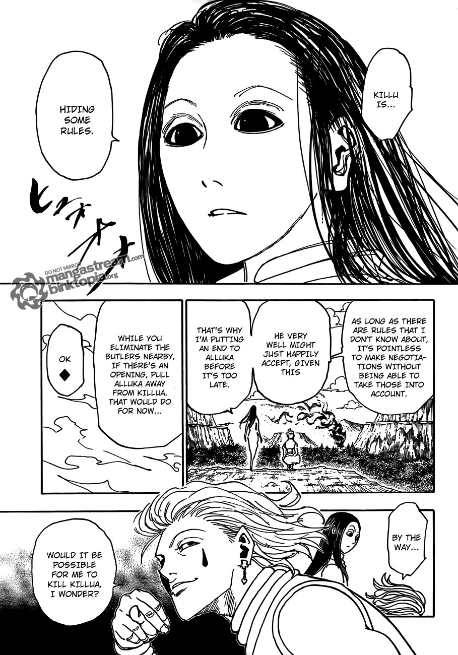Hunter X Hunter Chapter 326 page 15 - Chapter 326: Open Hostilities