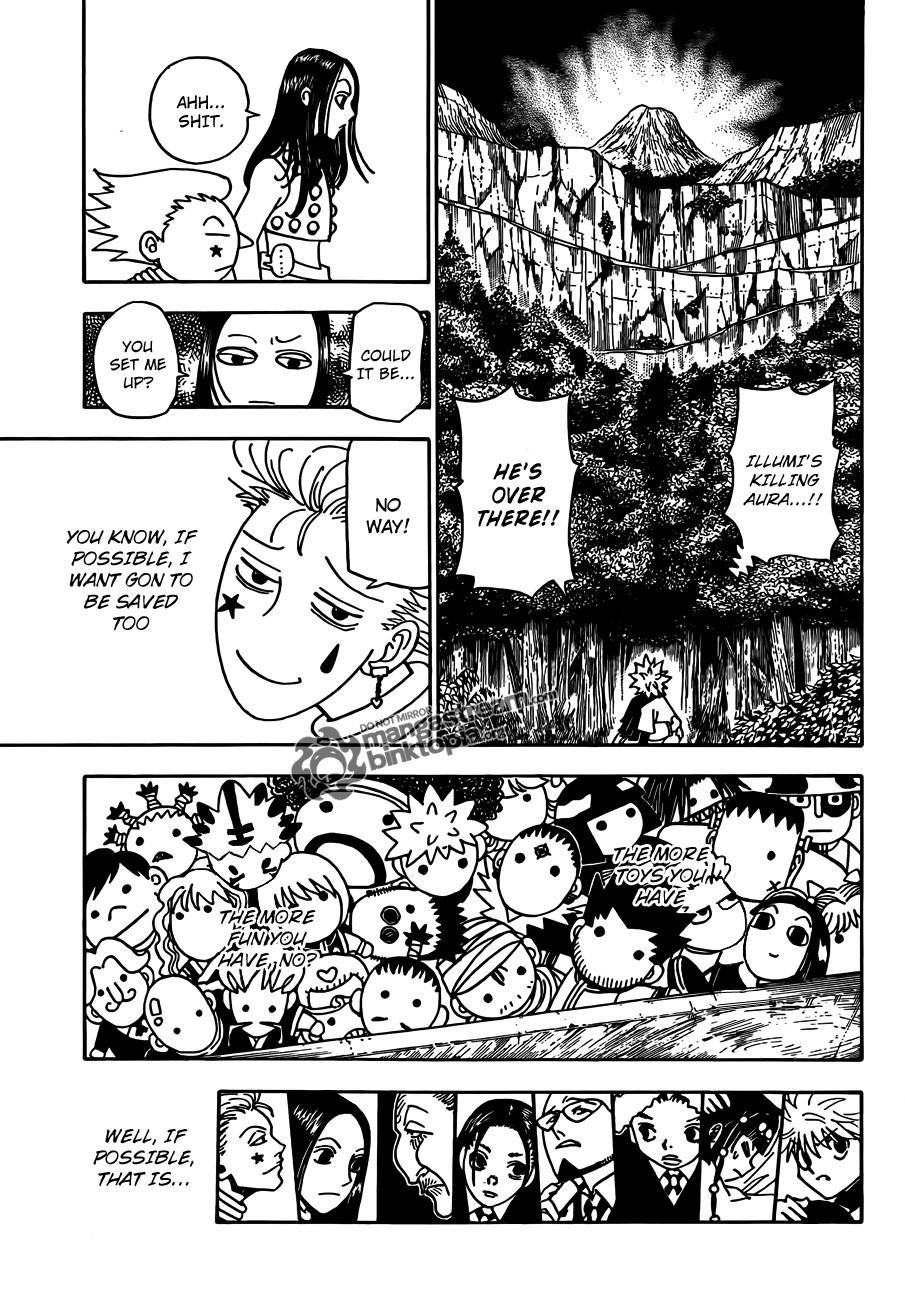 Hunter X Hunter Chapter 326 page 17 - Chapter 326: Open Hostilities