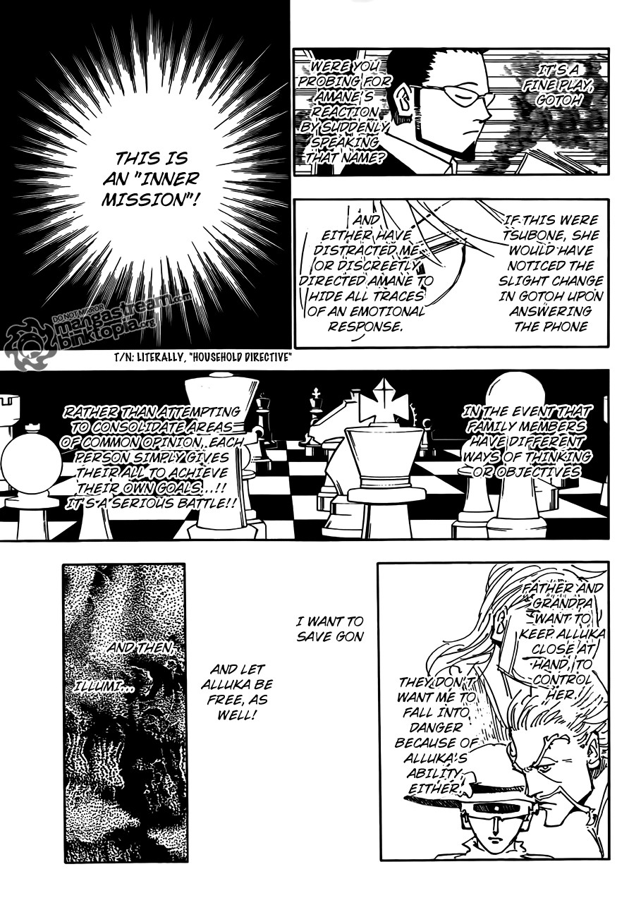 Hunter X Hunter Chapter 326 page 7 - Chapter 326: Open Hostilities