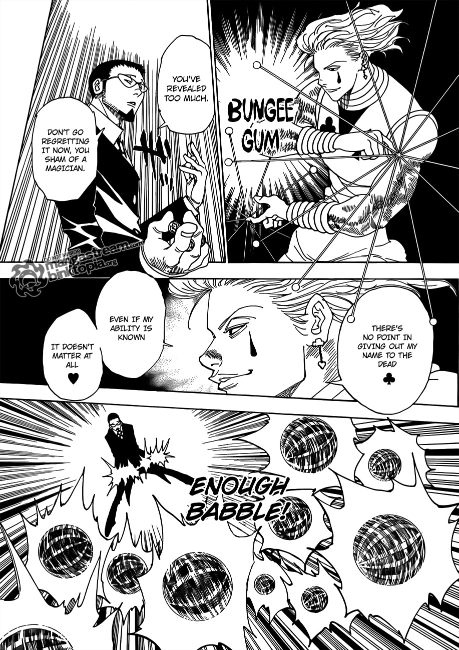 Hunter X Hunter Chapter 327 page 11 - Chapter 327: Riddle