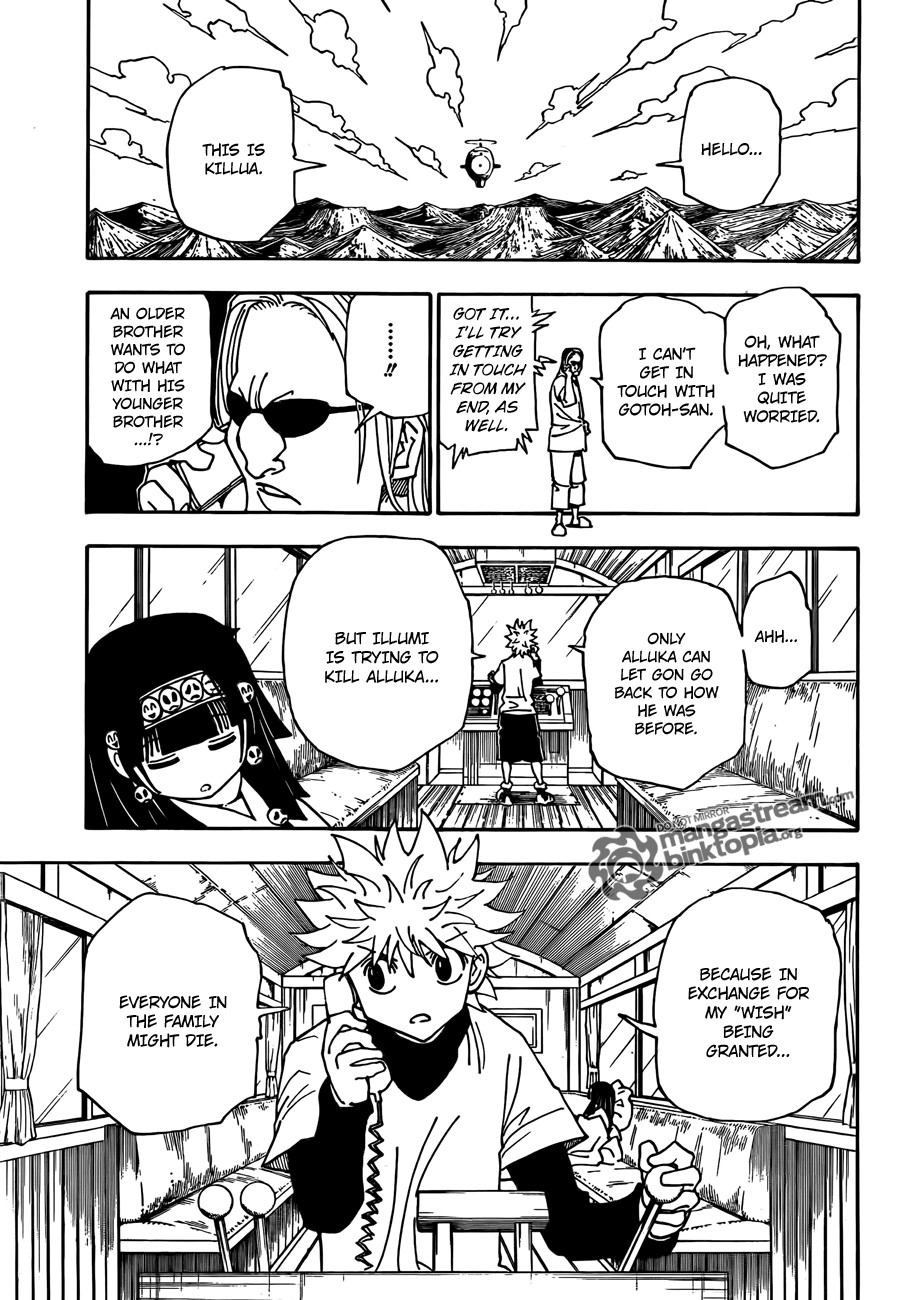 Hunter X Hunter Chapter 328 page 11 - Chapter 328: Arrangements