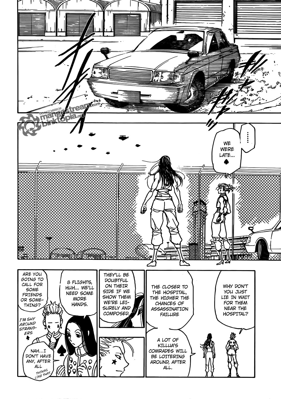 Hunter X Hunter Chapter 328 page 12 - Chapter 328: Arrangements