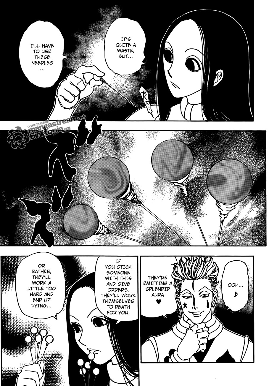 Hunter X Hunter Chapter 328 page 13 - Chapter 328: Arrangements