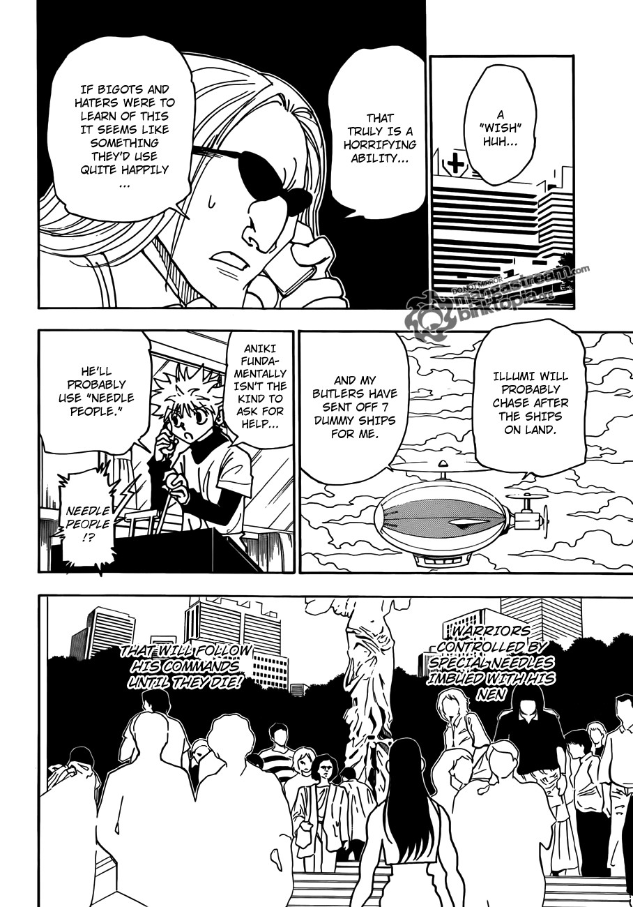 Hunter X Hunter Chapter 328 page 14 - Chapter 328: Arrangements