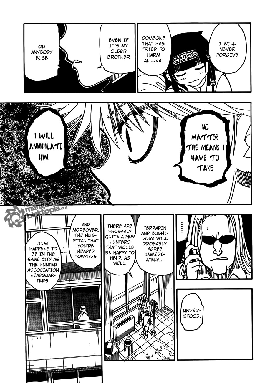 Hunter X Hunter Chapter 328 page 17 - Chapter 328: Arrangements