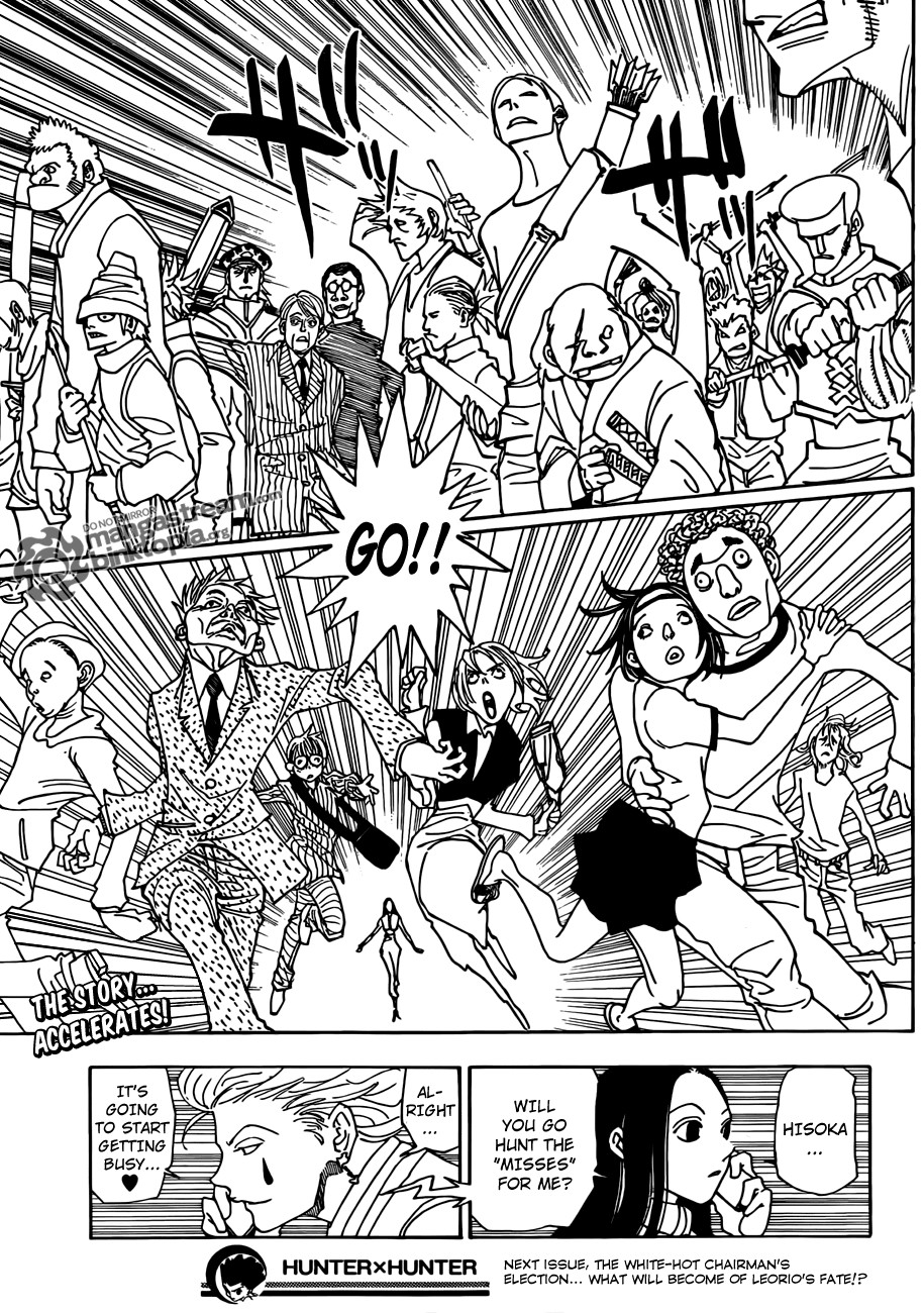 Hunter X Hunter Chapter 328 page 20 - Chapter 328: Arrangements