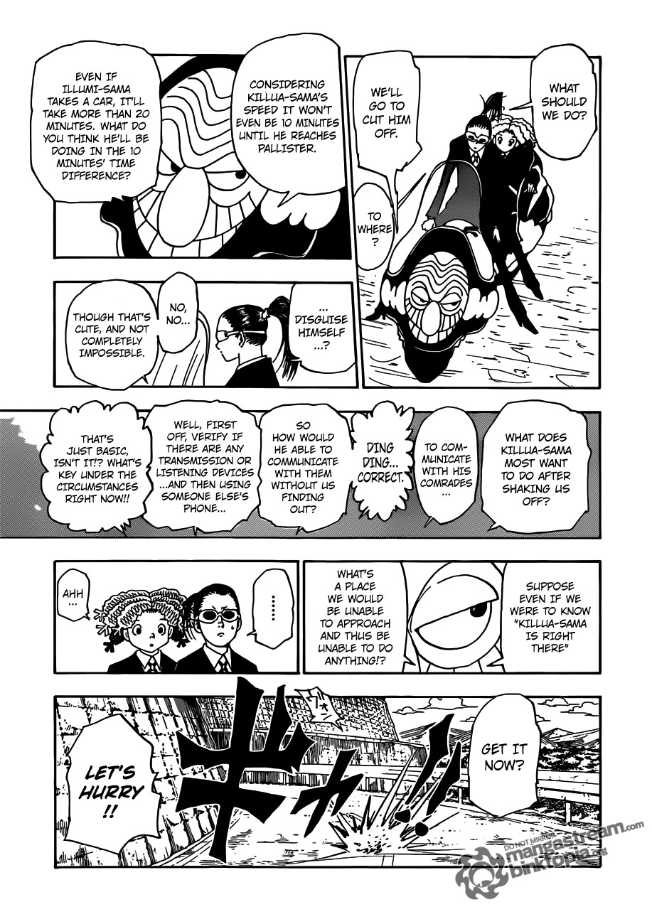 Hunter X Hunter Chapter 328 page 7 - Chapter 328: Arrangements