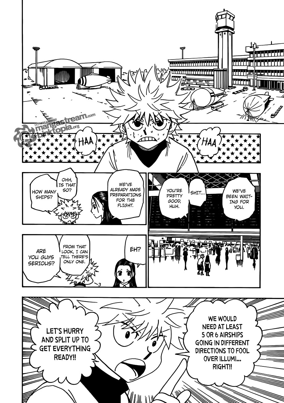 Hunter X Hunter Chapter 328 page 8 - Chapter 328: Arrangements