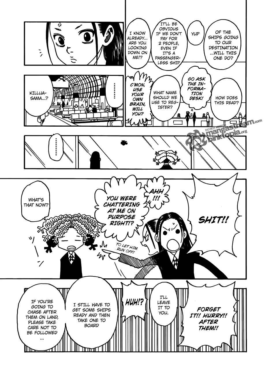 Hunter X Hunter Chapter 328 page 9 - Chapter 328: Arrangements