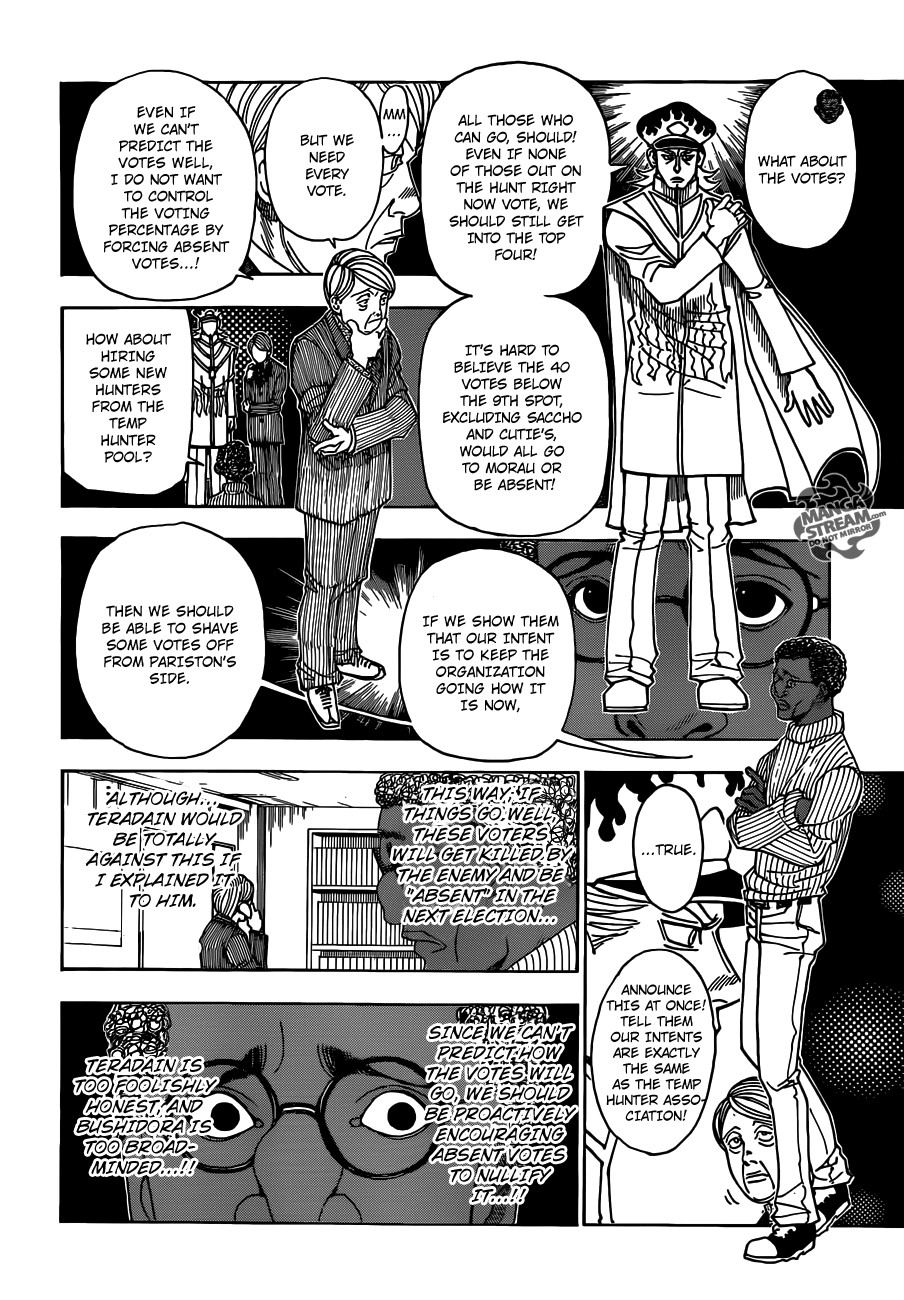 Hunter X Hunter Chapter 329 page 12 - Chapter 329: Spy