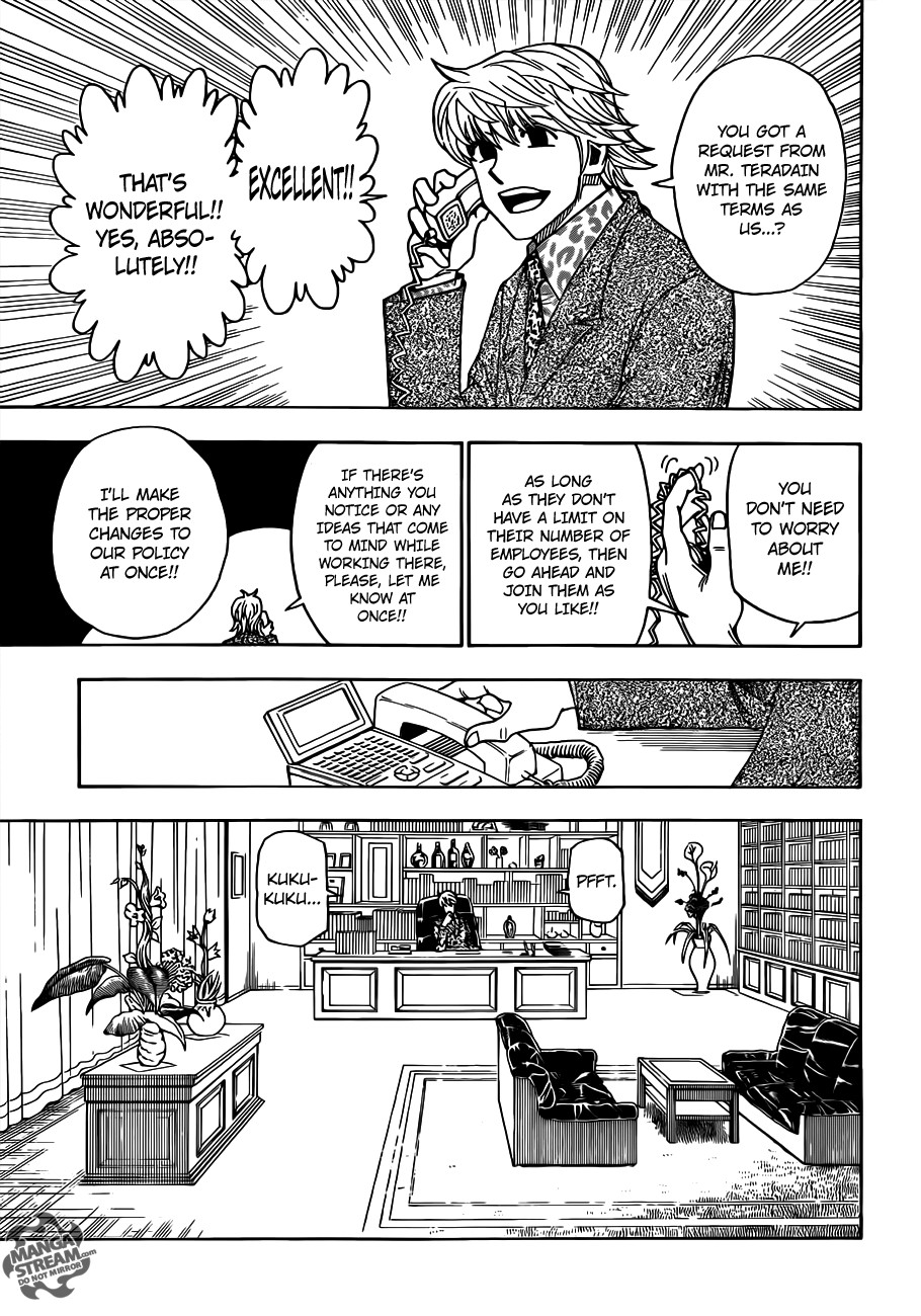 Hunter X Hunter Chapter 329 page 13 - Chapter 329: Spy