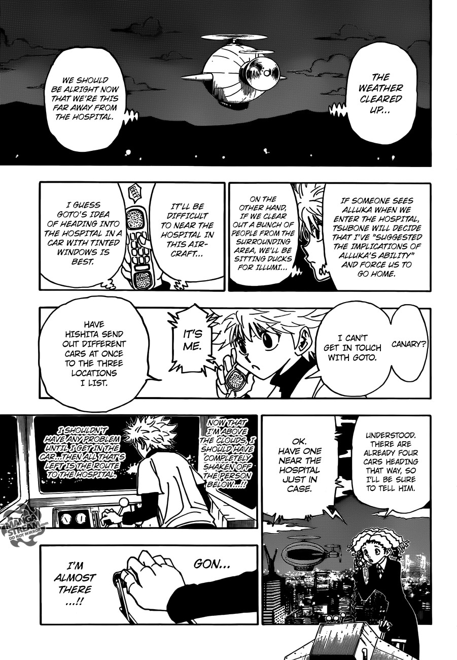 Hunter X Hunter Chapter 329 page 15 - Chapter 329: Spy