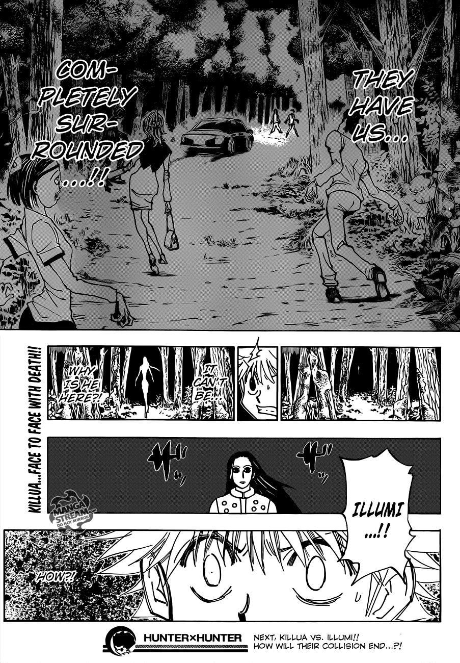 Hunter X Hunter Chapter 329 page 19 - Chapter 329: Spy