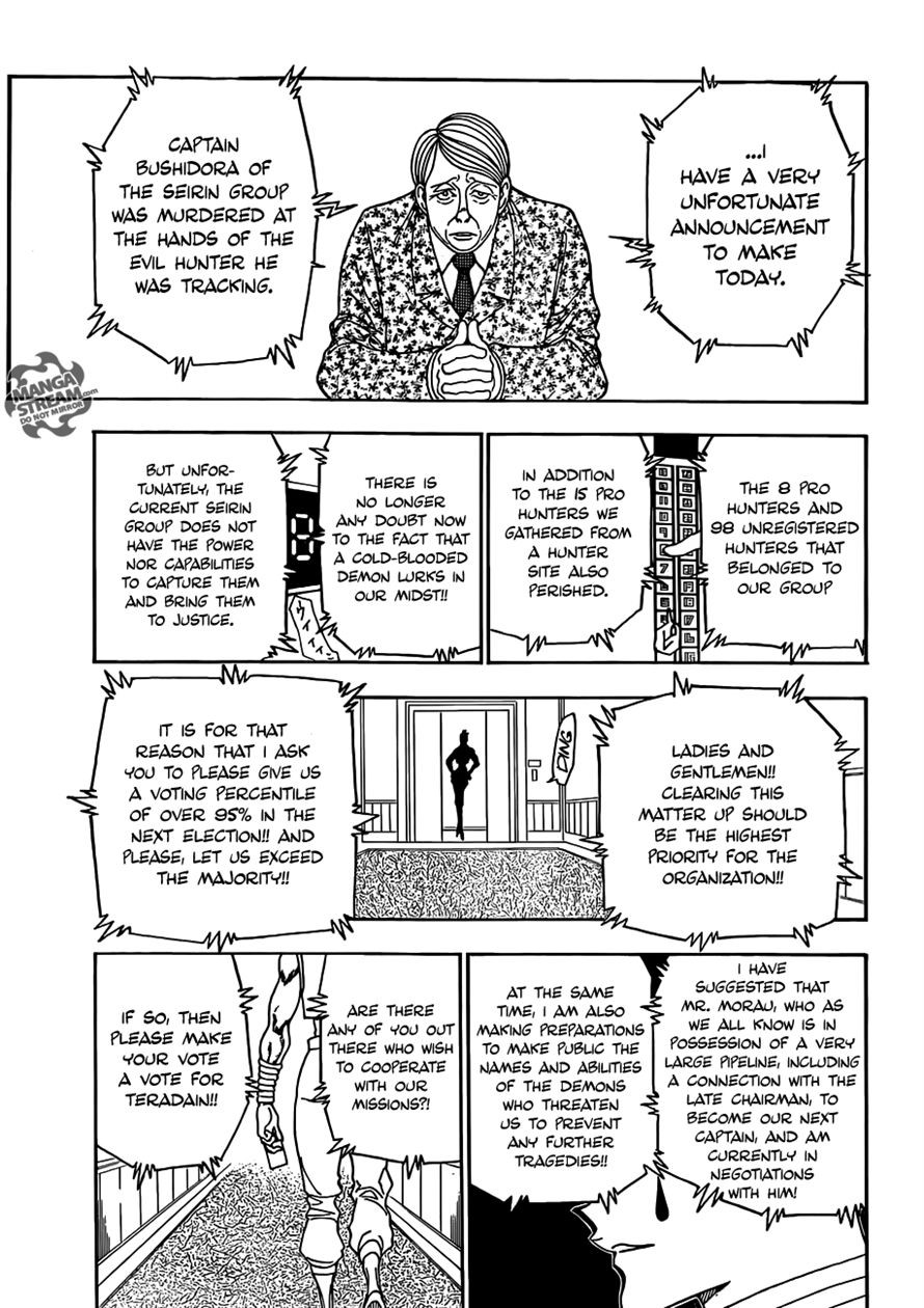 Hunter X Hunter Chapter 330 page 16 - Chapter 330: Confession