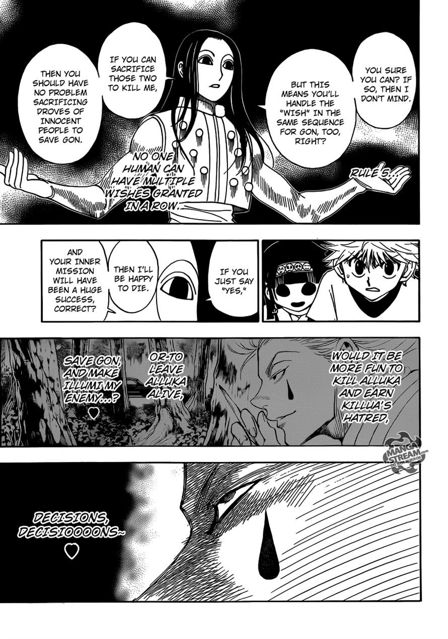 Hunter X Hunter Chapter 330 page 8 - Chapter 330: Confession