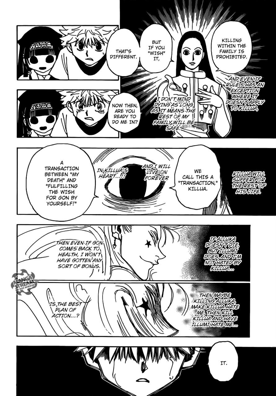 Hunter X Hunter Chapter 330 page 9 - Chapter 330: Confession