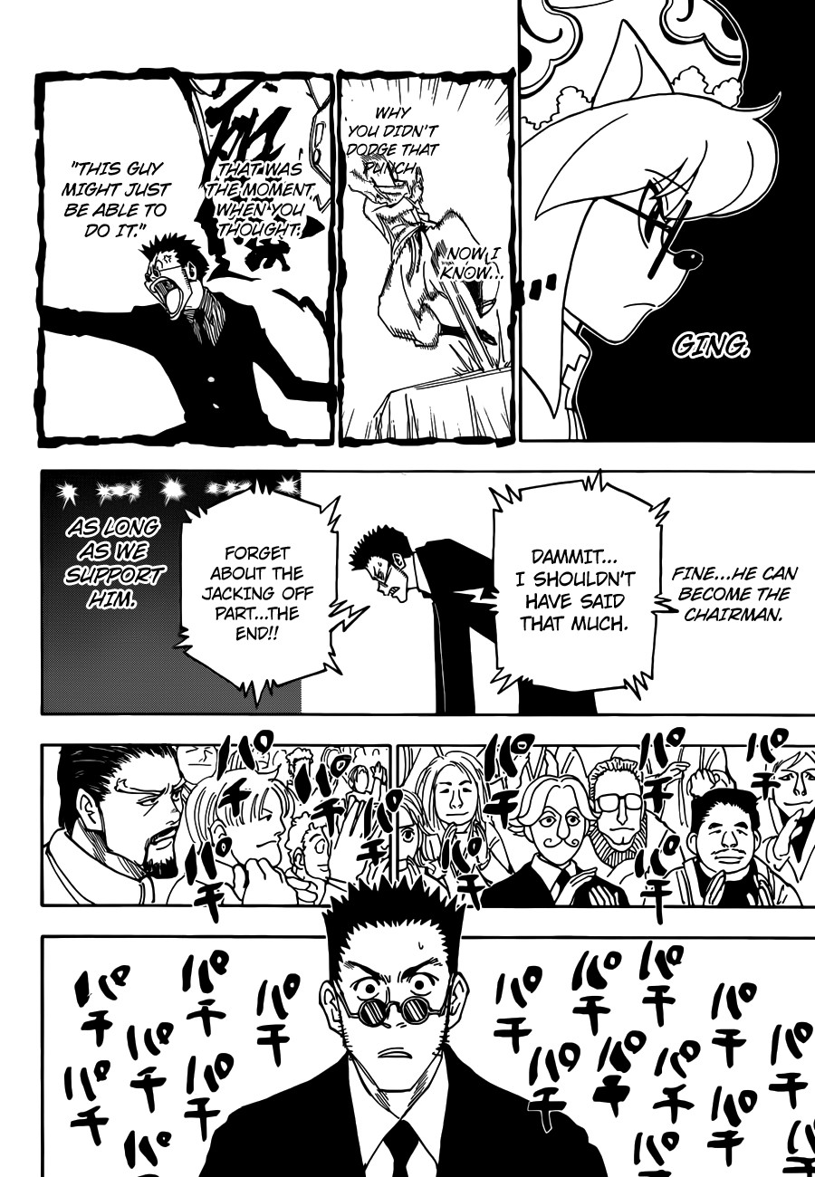 Hunter X Hunter Chapter 332 page 14 - Chapter 332: Applause