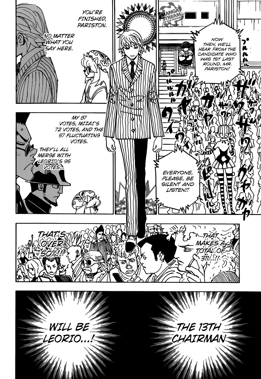 Hunter X Hunter Chapter 332 page 16 - Chapter 332: Applause