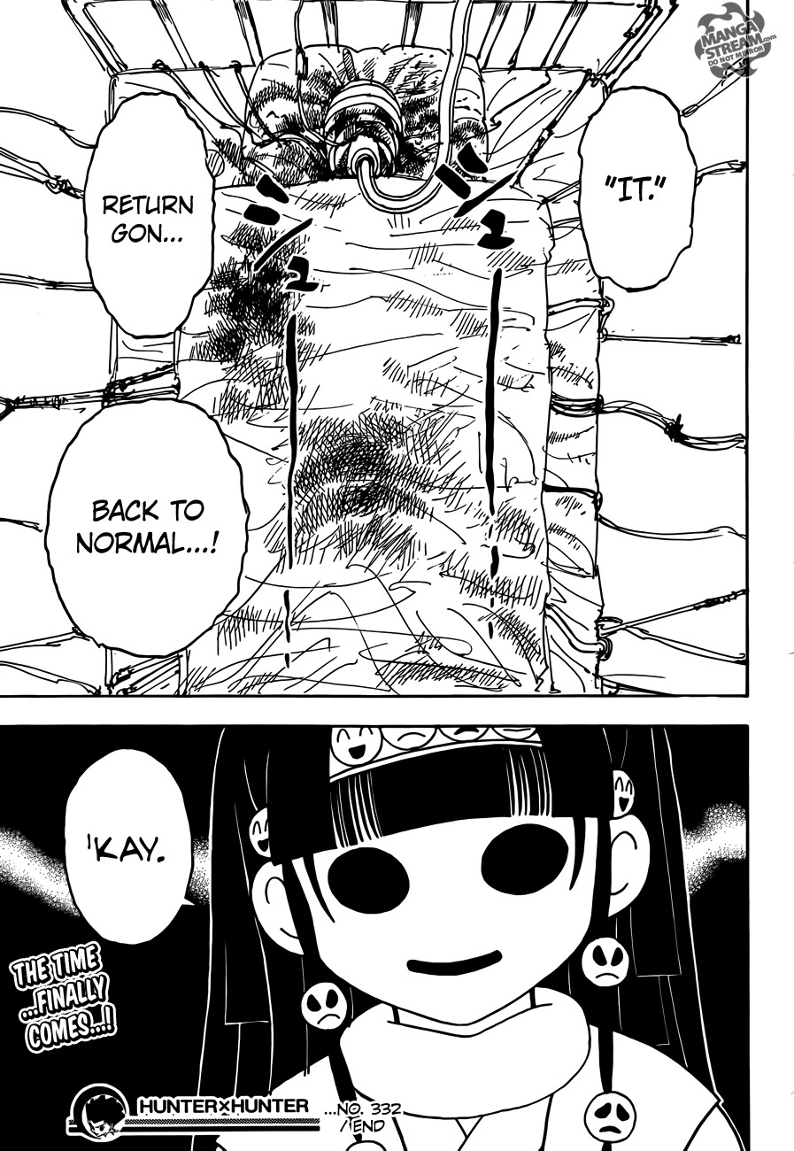 Hunter X Hunter Chapter 332 page 17 - Chapter 332: Applause