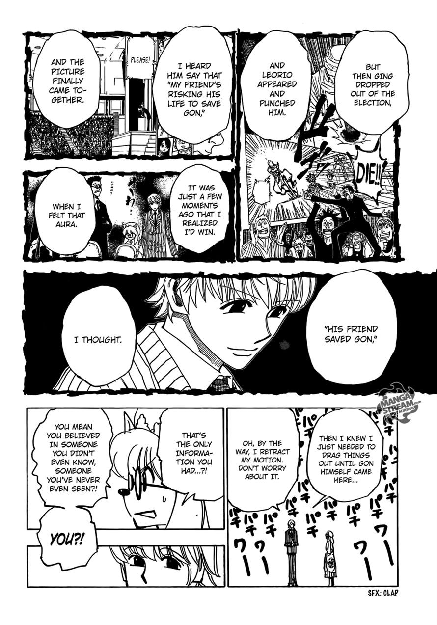 Hunter X Hunter Chapter 334 page 16 - Chapter 334: Total Defeat