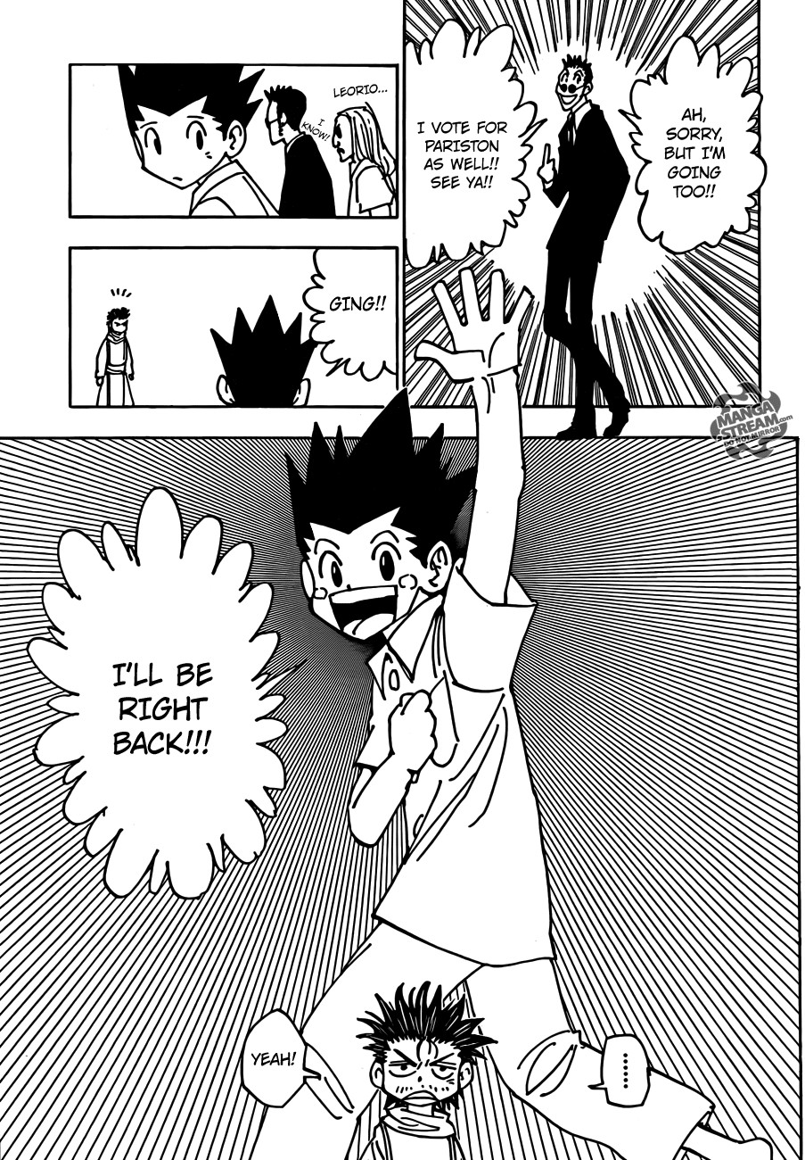 Hunter X Hunter Chapter 335 page 11 - Chapter 335: Decision