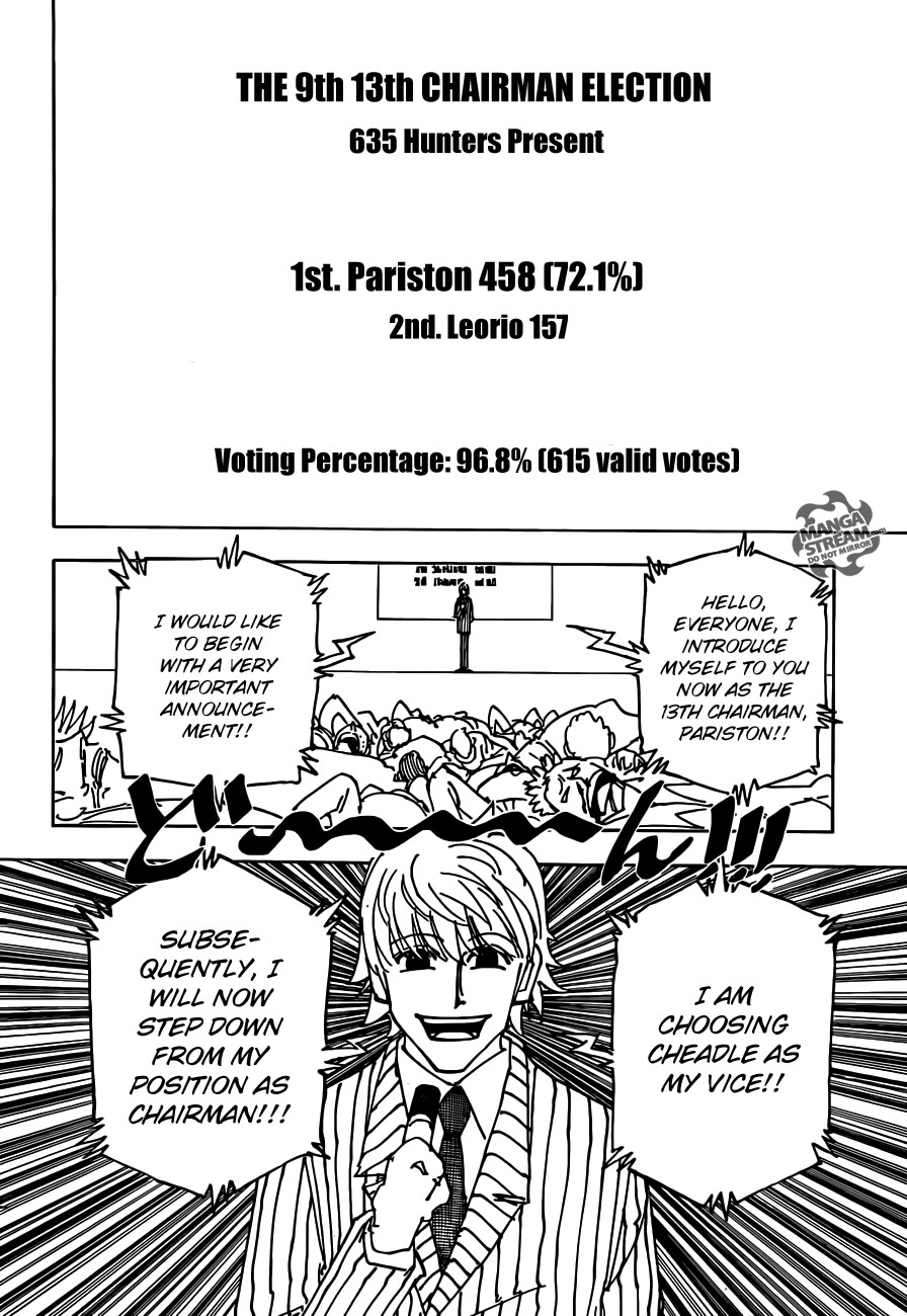 Hunter X Hunter Chapter 335 page 14 - Chapter 335: Decision