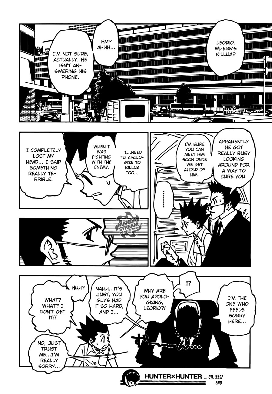 Hunter X Hunter Chapter 335 page 18 - Chapter 335: Decision