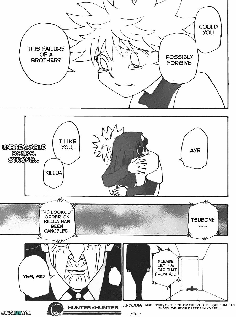Hunter X Hunter Chapter 336 page 19 - Chapter 336: Release