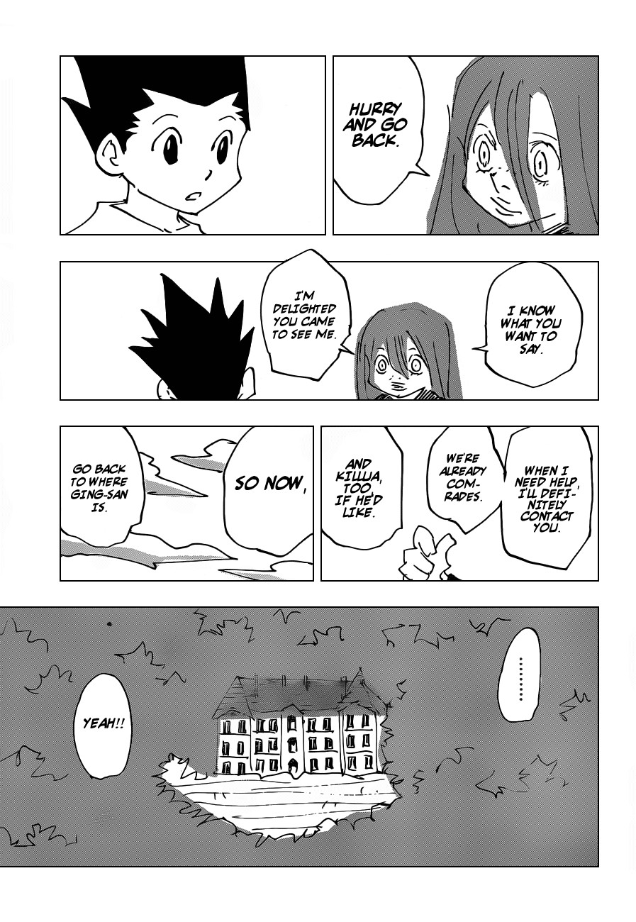Hunter X Hunter Chapter 337 page 17 - Chapter 337: Repentance