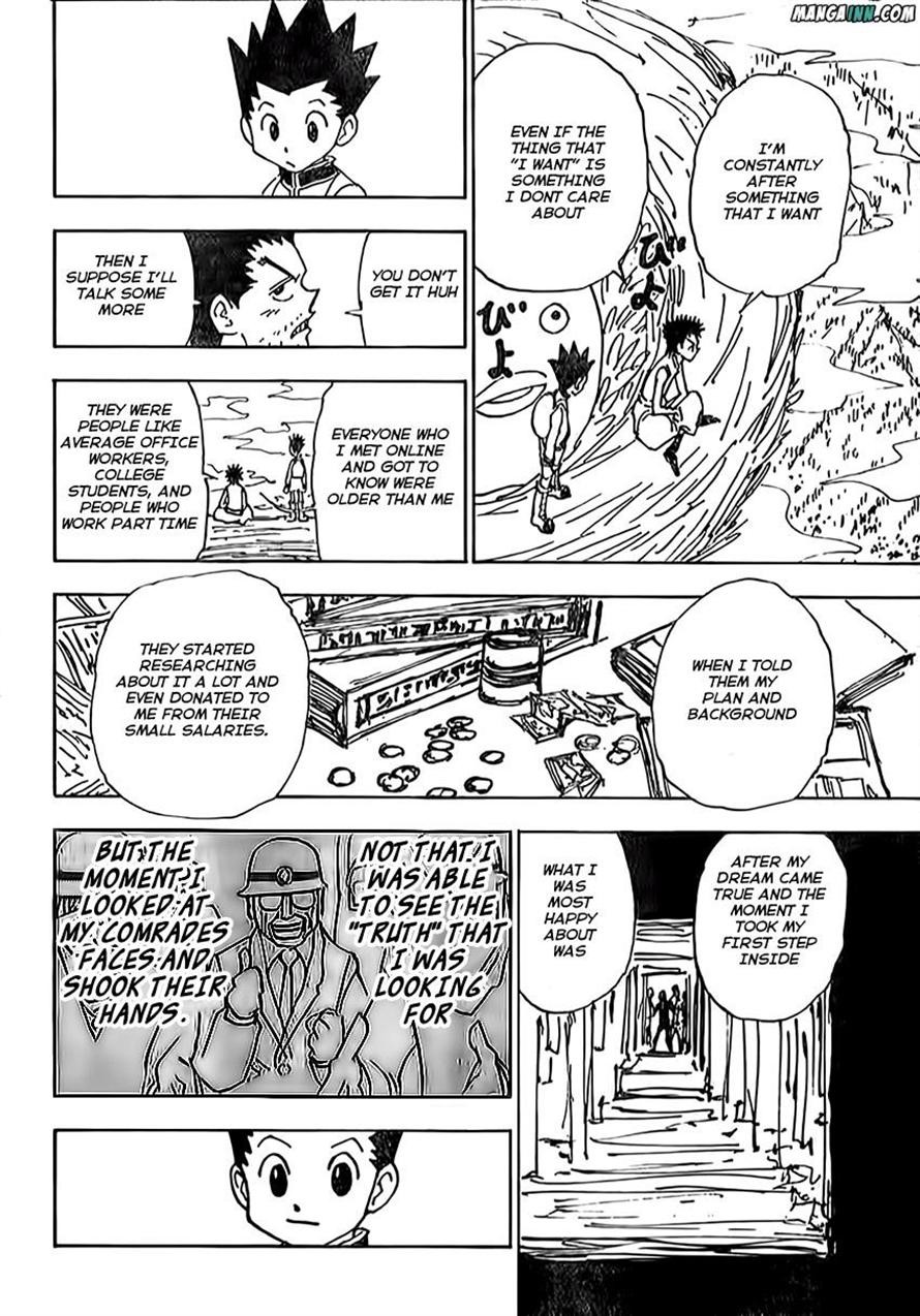 Hunter X Hunter Chapter 338 page 13 - Chapter 338: Atop a Tree