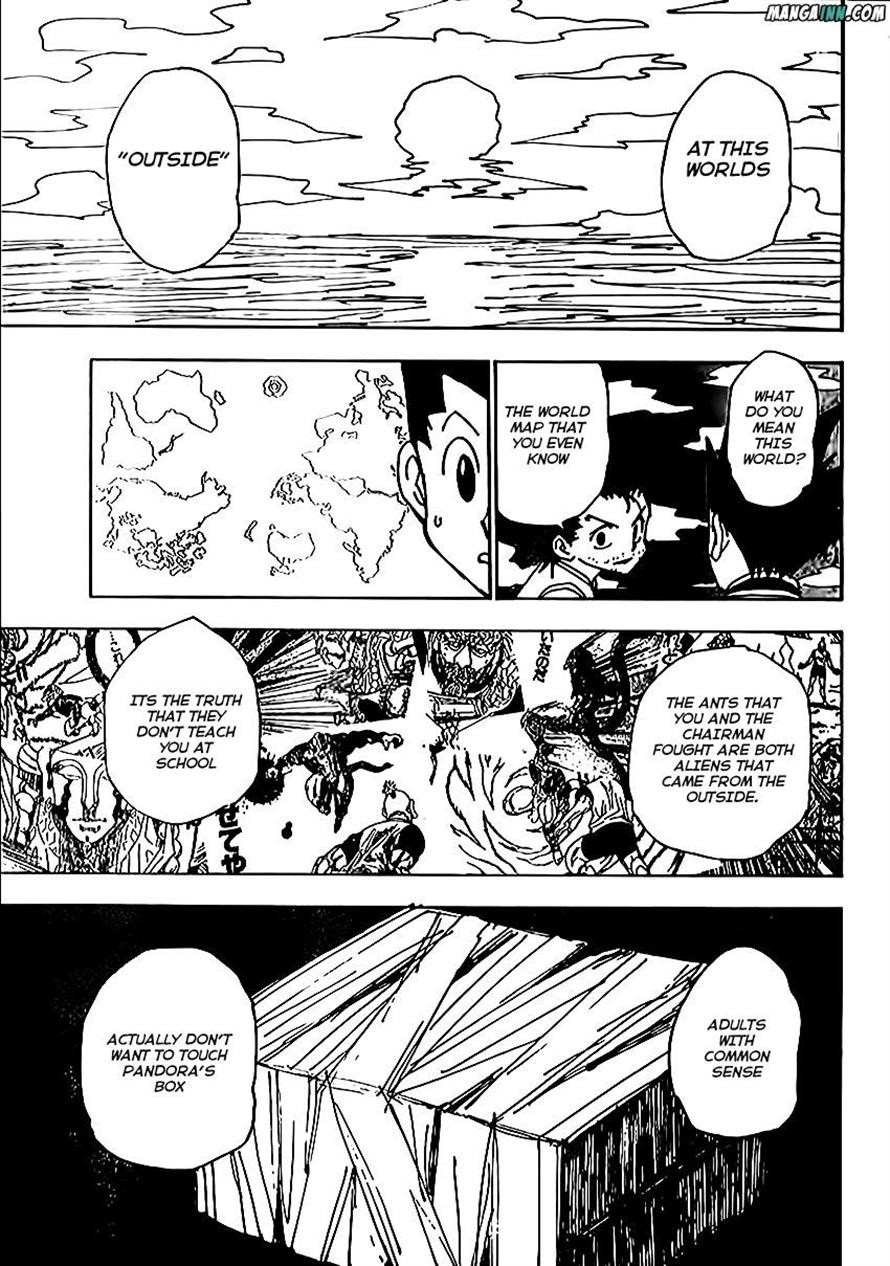 Hunter X Hunter Chapter 338 page 16 - Chapter 338: Atop a Tree