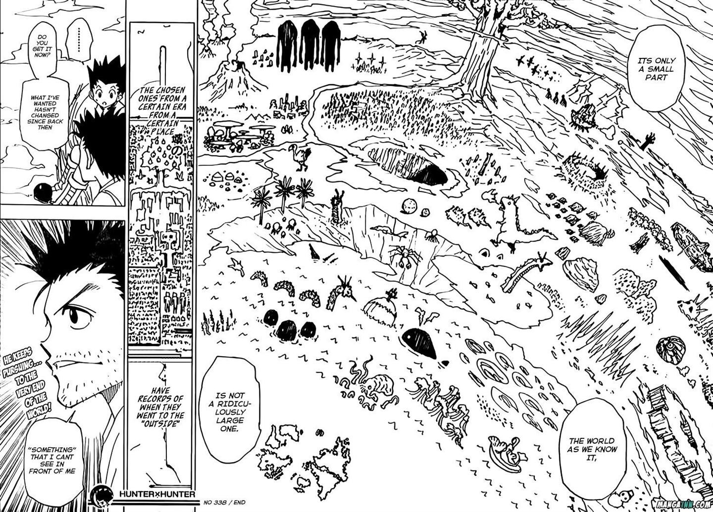 Hunter X Hunter Chapter 338 page 17 - Chapter 338: Atop a Tree